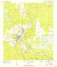 Dunnellon Florida Historical topographic map, 1:24000 scale, 7.5 X 7.5 Minute, Year 1954