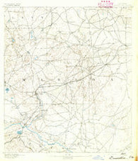 Dunnellon Florida Historical topographic map, 1:62500 scale, 15 X 15 Minute, Year 1892