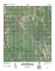 Durbin Florida Historical topographic map, 1:24000 scale, 7.5 X 7.5 Minute, Year 2012