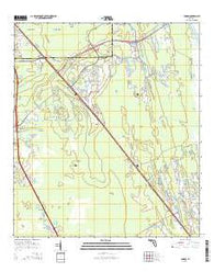 Durbin Florida Current topographic map, 1:24000 scale, 7.5 X 7.5 Minute, Year 2015