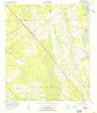Durbin Florida Historical topographic map, 1:24000 scale, 7.5 X 7.5 Minute, Year 1952