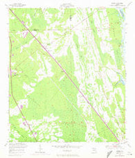 Durbin Florida Historical topographic map, 1:24000 scale, 7.5 X 7.5 Minute, Year 1952