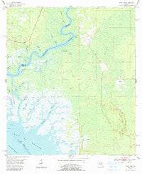 East Pass Florida Historical topographic map, 1:24000 scale, 7.5 X 7.5 Minute, Year 1954