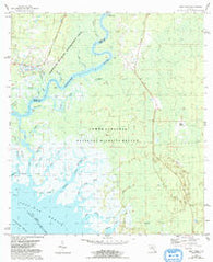 East Pass Florida Historical topographic map, 1:24000 scale, 7.5 X 7.5 Minute, Year 1954