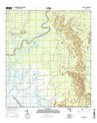 East Pass Florida Current topographic map, 1:24000 scale, 7.5 X 7.5 Minute, Year 2015