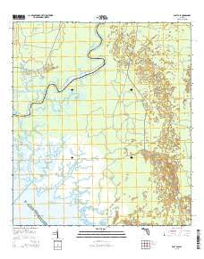 East Pass Florida Current topographic map, 1:24000 scale, 7.5 X 7.5 Minute, Year 2015