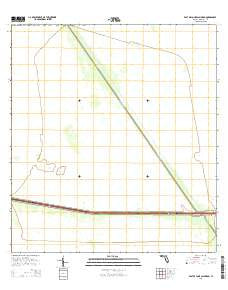 East of Lone Palm Head Florida Current topographic map, 1:24000 scale, 7.5 X 7.5 Minute, Year 2015