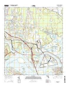 Eastport Florida Current topographic map, 1:24000 scale, 7.5 X 7.5 Minute, Year 2015