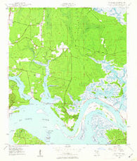 Eastport Florida Historical topographic map, 1:24000 scale, 7.5 X 7.5 Minute, Year 1948