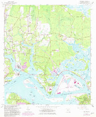 Eastport Florida Historical topographic map, 1:24000 scale, 7.5 X 7.5 Minute, Year 1964