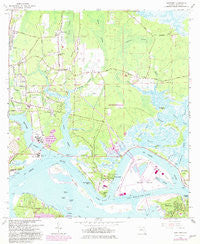 Eastport Florida Historical topographic map, 1:24000 scale, 7.5 X 7.5 Minute, Year 1964