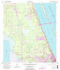 Eau Gallie Florida Historical topographic map, 1:24000 scale, 7.5 X 7.5 Minute, Year 1949