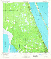 Eau Gallie Florida Historical topographic map, 1:24000 scale, 7.5 X 7.5 Minute, Year 1949
