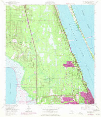 Eau Gallie Florida Historical topographic map, 1:24000 scale, 7.5 X 7.5 Minute, Year 1949