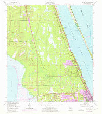 Eau Gallie Florida Historical topographic map, 1:24000 scale, 7.5 X 7.5 Minute, Year 1949