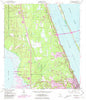 Eau Gallie Florida Historical topographic map, 1:24000 scale, 7.5 X 7.5 Minute, Year 1949