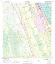 Edgewater Florida Historical topographic map, 1:24000 scale, 7.5 X 7.5 Minute, Year 1950