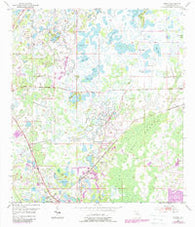 Ehren Florida Historical topographic map, 1:24000 scale, 7.5 X 7.5 Minute, Year 1954