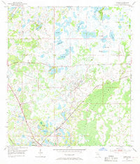 Ehren Florida Historical topographic map, 1:24000 scale, 7.5 X 7.5 Minute, Year 1954