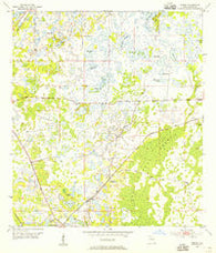 Ehren Florida Historical topographic map, 1:24000 scale, 7.5 X 7.5 Minute, Year 1954