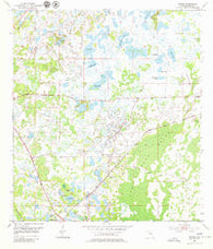 Ehren Florida Historical topographic map, 1:24000 scale, 7.5 X 7.5 Minute, Year 1954