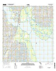 El Jobean Florida Current topographic map, 1:24000 scale, 7.5 X 7.5 Minute, Year 2015