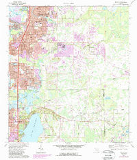 Elfers Florida Historical topographic map, 1:24000 scale, 7.5 X 7.5 Minute, Year 1974