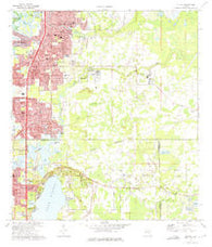 Elfers Florida Historical topographic map, 1:24000 scale, 7.5 X 7.5 Minute, Year 1974