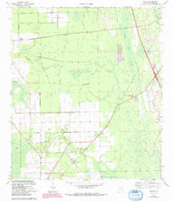 Elkton Florida Historical topographic map, 1:24000 scale, 7.5 X 7.5 Minute, Year 1970