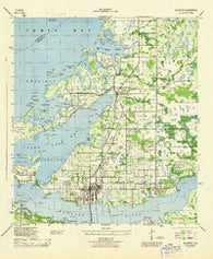 Ellenton Florida Historical topographic map, 1:31680 scale, 7.5 X 7.5 Minute, Year 1944