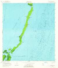 Elliott Key Florida Historical topographic map, 1:24000 scale, 7.5 X 7.5 Minute, Year 1956