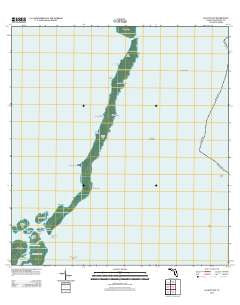 Elliott Key Florida Historical topographic map, 1:24000 scale, 7.5 X 7.5 Minute, Year 2012
