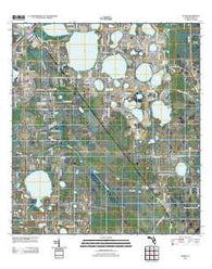 Eloise Florida Historical topographic map, 1:24000 scale, 7.5 X 7.5 Minute, Year 2012