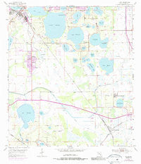 Eloise Florida Historical topographic map, 1:24000 scale, 7.5 X 7.5 Minute, Year 1955