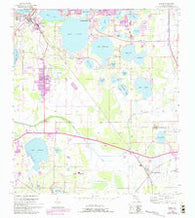 Eloise Florida Historical topographic map, 1:24000 scale, 7.5 X 7.5 Minute, Year 1955