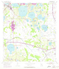 Eloise Florida Historical topographic map, 1:24000 scale, 7.5 X 7.5 Minute, Year 1955