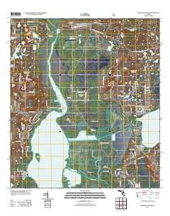 Emeralda Island Florida Historical topographic map, 1:24000 scale, 7.5 X 7.5 Minute, Year 2012