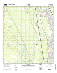 Espanola Florida Current topographic map, 1:24000 scale, 7.5 X 7.5 Minute, Year 2015