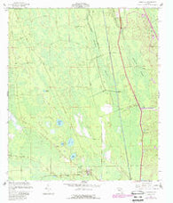 Espanola Florida Historical topographic map, 1:24000 scale, 7.5 X 7.5 Minute, Year 1957