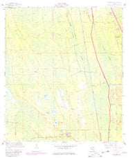 Espanola Florida Historical topographic map, 1:24000 scale, 7.5 X 7.5 Minute, Year 1957