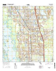 Estero Florida Current topographic map, 1:24000 scale, 7.5 X 7.5 Minute, Year 2015