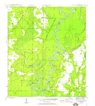 Estiffanulga Florida Historical topographic map, 1:24000 scale, 7.5 X 7.5 Minute, Year 1945