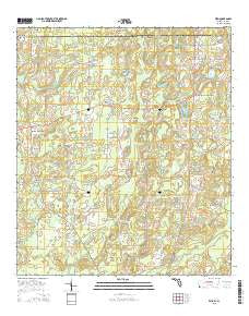 Esto Florida Current topographic map, 1:24000 scale, 7.5 X 7.5 Minute, Year 2015