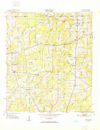 Esto Florida Historical topographic map, 1:24000 scale, 7.5 X 7.5 Minute, Year 1951