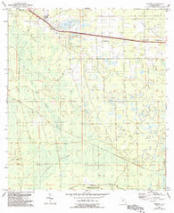 Eugene Florida Historical topographic map, 1:24000 scale, 7.5 X 7.5 Minute, Year 1954