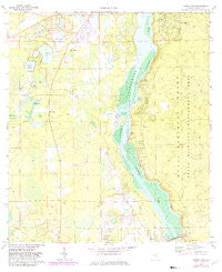 Eureka Dam Florida Historical topographic map, 1:24000 scale, 7.5 X 7.5 Minute, Year 1970