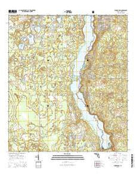 Eureka Dam Florida Current topographic map, 1:24000 scale, 7.5 X 7.5 Minute, Year 2015