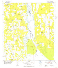 Fairchild Georgia Historical topographic map, 1:24000 scale, 7.5 X 7.5 Minute, Year 1955
