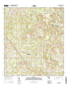 Fairfield Florida Current topographic map, 1:24000 scale, 7.5 X 7.5 Minute, Year 2015