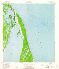 False Cape Florida Historical topographic map, 1:24000 scale, 7.5 X 7.5 Minute, Year 1949